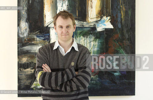 Nick Harkaway  , novelist and Screenwriter photographed at his London home....Copyright©Geraint Lewis/Writer Pictures/Rosebud2