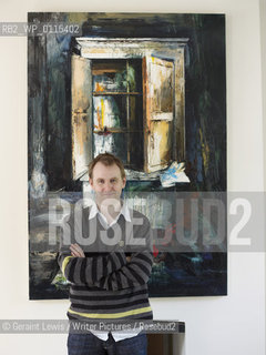 Nick Harkaway  , novelist and Screenwriter photographed at his London home....Copyright©Geraint Lewis/Writer Pictures/Rosebud2