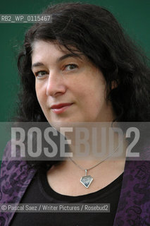 Writer Joanne Harris, author of Chocolat and The Lollipop Shoes, at the Edinburgh International Book Festival 2007. ..Copyright©Pascal Saez/Writer Pictures/Rosebud2