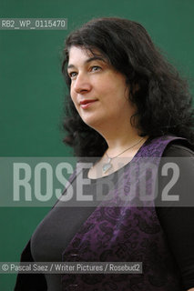 Writer Joanne Harris, author of Chocolat and The Lollipop Shoes, at the Edinburgh International Book Festival 2007. ..Copyright©Pascal Saez/Writer Pictures/Rosebud2