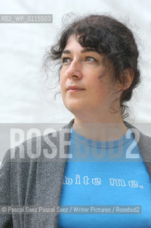 British writer Joanne Harris, author of Chocolat, at the Edinburgh International Book Festival 2003..Copyright©Pascal Saez.Pascal Saez/Writer Pictures/Rosebud2