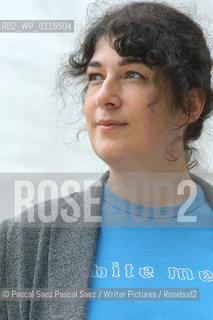 British writer Joanne Harris, author of Chocolat, at the Edinburgh International Book Festival 2003..Copyright©Pascal Saez.Pascal Saez/Writer Pictures/Rosebud2
