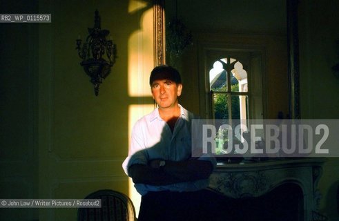 14/08/03  Writer Robert Harris at his home in Kintbury near Hungerford, Berkshire..Picture: COPYRIGHT©John Law/Writer Pictures/Rosebud2