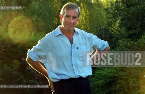 Writer  Robert Harris at his home in Kintbury near Hungerford, Berkshire...copyright©John Lawrence/Writer Pictures/Rosebud2