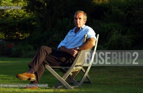 Writer  Robert Harris at his home in Kintbury near Hungerford, Berkshire...copyright©John Lawrence/Writer Pictures/Rosebud2