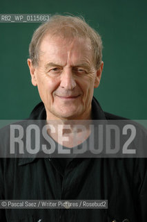 Writer Tony Harrison at the Edinburgh International Book Festival 2007. ..Copyright©Pascal Saez/Writer Pictures/Rosebud2