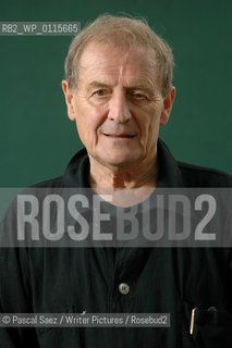 Writer Tony Harrison at the Edinburgh International Book Festival 2007. ..Copyright©Pascal Saez/Writer Pictures/Rosebud2