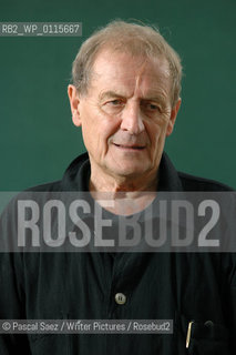 Writer Tony Harrison at the Edinburgh International Book Festival 2007. ..Copyright©Pascal Saez/Writer Pictures/Rosebud2