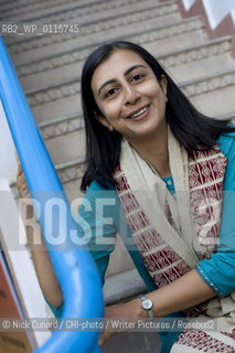 Anjum Hasan Indian based up and coming writer..Final day of the 5th DSC Jaipur Literature Festival, Rajastan India , 21-25 Jan 2010 one of the leading literature festivals in Asia a mix of panel discussions, lectures and readings by world renowned authors . Music also figures prominently in the evening programme...copyright©Nick Cunard/CHI-photo/Writer Pictures/Rosebud2
