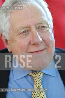Writer Roy Hattersley at the Edinburgh International Book Festival...Copyright©Pascal Saez/Writer Pictures/Rosebud2