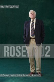 Roy Hattersley, former Labour MP at The Edinburgh International Book Festival 2009..copyright©Geraint Lewis/Writer Pictures/Rosebud2