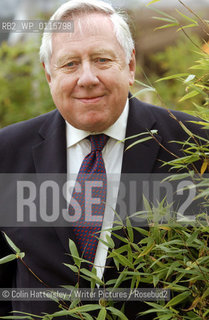 Veteran writer and politician Roy Hattersley, who appeared at Edinburghs Book Festival  ..copyright©Colin Hattersley/Writer Pictures/Rosebud2
