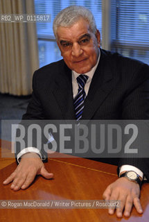 Archaelogist, Dr Zahi Hawass at the London Credit Suisse offices near Canary Wharf, East London..©Rogan MacDonald/Writer Pictures/Rosebud2