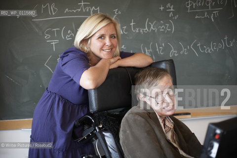 GREAT BRITAIN /Cambridge/Stephen Hawking and his daughter Lucy Hawking © Horst A. Friedrichs
©Writer Pictures/Rosebud2