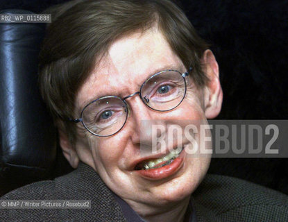 The worlds most famous scientist Prof Stephen Hawking and author of Brief History of Time ..copyright©MMP/Writer Pictures/Rosebud2
