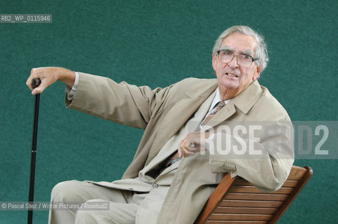 Writer and politician Denis Healey at the Edinburgh International Book Festival...Copyright©Pascal Saez/Writer Pictures/Rosebud2