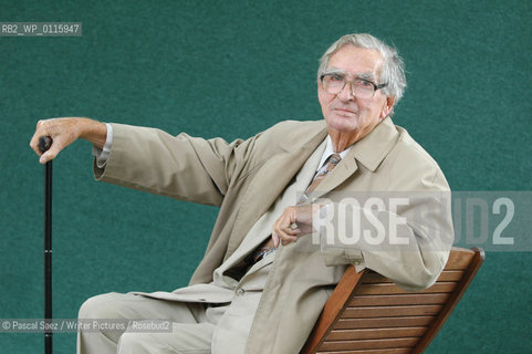 Writer and politician Denis Healey at the Edinburgh International Book Festival...Copyright©Pascal Saez/Writer Pictures/Rosebud2
