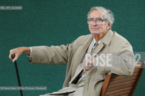 Writer and politician Denis Healey at the Edinburgh International Book Festival...Copyright©Pascal Saez/Writer Pictures/Rosebud2