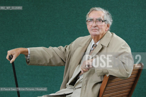 Writer and politician Denis Healey at the Edinburgh International Book Festival...Copyright©Pascal Saez/Writer Pictures/Rosebud2