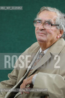Writer and politician Denis Healey at the Edinburgh International Book Festival...Copyright©Pascal Saez/Writer Pictures/Rosebud2