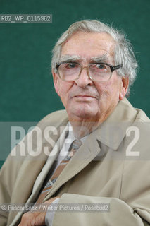 Writer and politician Denis Healey at the Edinburgh International Book Festival...Copyright©Pascal Saez/Writer Pictures/Rosebud2
