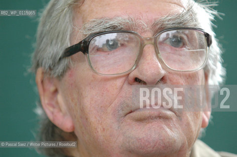 Writer and politician Denis Healey at the Edinburgh International Book Festival...Copyright©Pascal Saez/Writer Pictures/Rosebud2