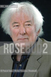Irish Nobel Prize winning poet Seamus Heaney at the Edinburgh International Book Festival...Copyright©Pascal Saez/Writer Pictures/Rosebud2