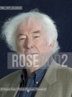 Irish Nobel Prize winning poet Seamus Heaney at the Edinburgh International Book Festival...Copyright©Pascal Saez/Writer Pictures/Rosebud2