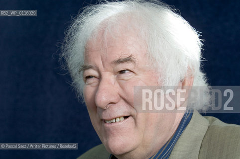 Irish Nobel Prize winning poet Seamus Heaney at the Edinburgh International Book Festival...Copyright©Pascal Saez/Writer Pictures/Rosebud2