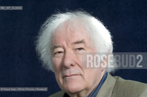 Irish Nobel Prize winning poet Seamus Heaney at the Edinburgh International Book Festival...Copyright©Pascal Saez/Writer Pictures/Rosebud2