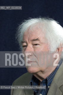 Irish Nobel Prize winning poet Seamus Heaney at the Edinburgh International Book Festival...Copyright©Pascal Saez/Writer Pictures/Rosebud2