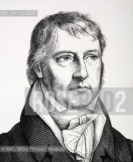 Georg Wilhelm Friedrich Hegel (1770-1831) German Philosopher..Copyright©NMG/Writer Pictures/Rosebud2