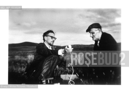 Hamish Henderson 80 yr old poet and songwriter..copyright©wcp/Writer Pictures/Rosebud2