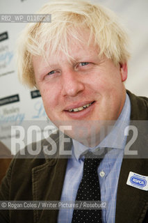 Boris Johnson at The Henley-onThames Literary Festival 2007..copyright©Rogan Coles/Writer Pictures/Rosebud2