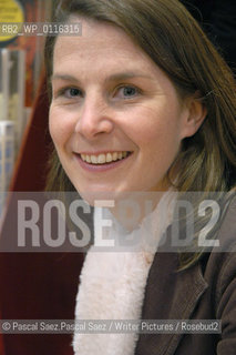 Writer Domitille Heron at the Salon du Livre (Book Fair) in Paris, March 2006..Copyright©Pascal Saez.Pascal Saez/Writer Pictures/Rosebud2