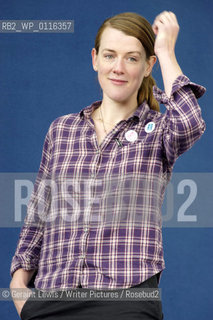 Katharine Hibbert, British journalist and writer, at the 2010 Edinburgh International Book Festival, August 29, 2010....Copyright©Geraint Lewis/Writer Pictures/Rosebud2