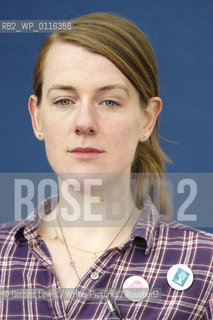 Katharine Hibbert, British journalist and writer, at the 2010 Edinburgh International Book Festival, August 29, 2010....Copyright©Geraint Lewis/Writer Pictures/Rosebud2
