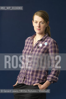 Katharine Hibbert, British journalist and writer, at the 2010 Edinburgh International Book Festival, August 29, 2010....Copyright©Geraint Lewis/Writer Pictures/Rosebud2