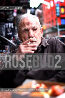 Ex-mobster Henry Hill  who inspired the hit movie Goodfellas starring Ray Liotta and Robert DeNiro. Hill is photographed at his old haunts in Queens and Manhattan, New York, USA..copyright©Dan Callister/Writer Pictures/Rosebud2