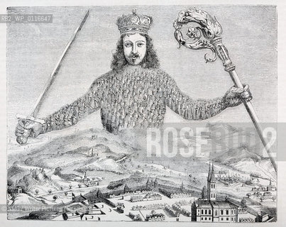 Thomas Hobbes (1588-1679).Allegorical figure of a Commonwealth..Copyright©NMG/Writer Pictures/Rosebud2