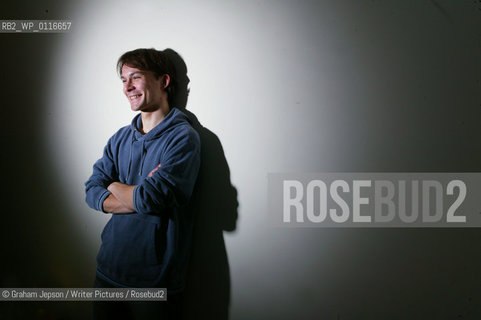 Peter Hobbs at his London home.  He has been shortlisted for the Whitbread First Novel Category...Copyright©Graham Jepson/Writer Pictures/Rosebud2