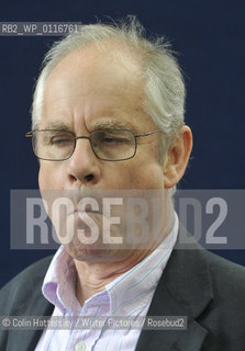 Simon Hoggart at the Edinburgh Book Festival, ..copyright©Colin Hattersley/Writer Pictures/Rosebud2