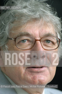 Canadian-born british academic, writer and radical philosopher Professor Ted Honderich, at the Edinburgh International Book Festival 2004...Copyright©Pascal saez.Pascal Saez/Writer Pictures/Rosebud2