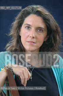 Writer Bettany Hugues at the Edinburgh International Book Festival...Copyright©Pascal Saez/Writer Pictures/Rosebud2