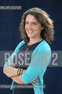 Writer Bettany Hugues at the Edinburgh International Book Festival...Copyright©Pascal Saez/Writer Pictures/Rosebud2