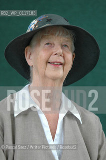 Childrens writer Shirley Hughes, author of Alfie, at the Edinburgh International Book Festival...Copyright©Pascal Saez/Writer Pictures/Rosebud2