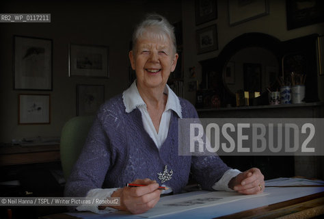 Author & Illustrator Shirley Hughes  in her London home..copyright©Neil Hanna/TSPL/Writer Pictures/Rosebud2