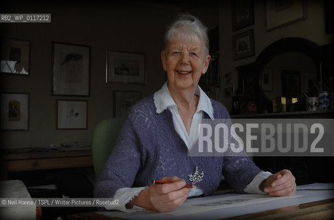 Author & Illustrator Shirley Hughes  in her London home..copyright©Neil Hanna/TSPL/Writer Pictures/Rosebud2