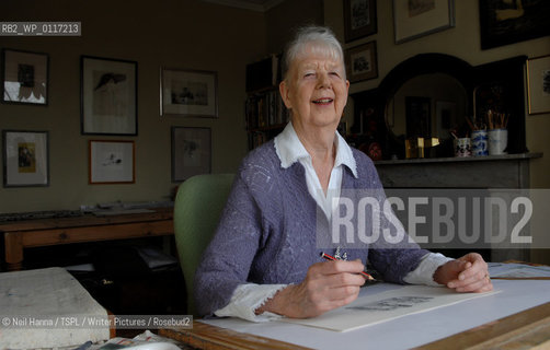 Author & Illustrator Shirley Hughes  in her London home..copyright©Neil Hanna/TSPL/Writer Pictures/Rosebud2