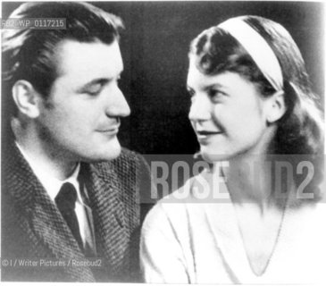 Ted Hughes and Sylvia Plath in 1956...Ted Hughes and Sylvia Plath in 1956, the year they were married. ..copyright©I/Writer Pictures/Rosebud2